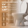 Bunny Ceramic Toilet Bolt Caps - Decorative Toilet Caps for