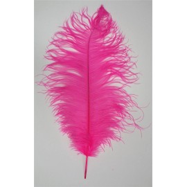 Lamplight Feather Fuchsia Hot Pink Ostrich Feathers 12-16 inch long per each