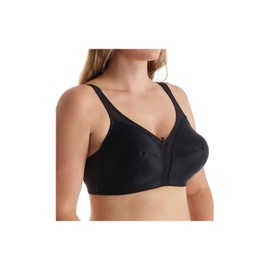 Carnival Women's Full Figure Camisole Strap Soft Cup Wire Free Bra, Black, 44DD