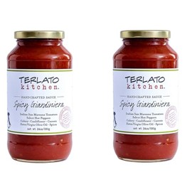 Terlato Kitchen Spicy Giardiniera Pasta Sauce, 24 oz, 2 Pack