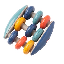 Tolo Toys Bio First Friends Eskimo Boy Doll | Interactive Poseable Toy for Babies 12+ (Abacus Rattle)