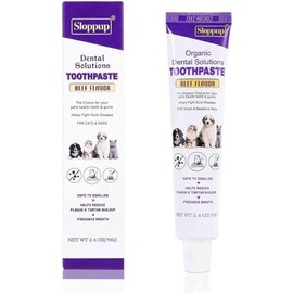 Toothpaste | Teeth Cleaning and Fresh Breath Dental Care for Dalmatian and Other Companion Dogs | Soothes Inflamed Gums | Safe for Puppies | Vet Formulated 1 Pack (2.4 OZ)