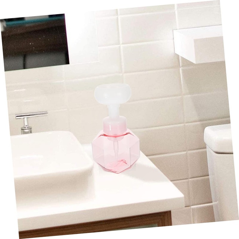 FUNOMOCYA 2pcs Foaming Bubble Maker Bottles Petg Facial Cleansing Tool