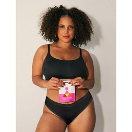 Panic Panties 2-Pack - No-Show Bikini Cut, Pre-washed Ready to Wear, On the Go Underwear Breathable Cotton - Size: S/M (2-10)