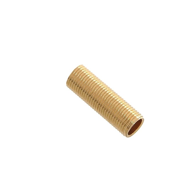 B&P Lamp® 1/8 Ip Solid Brass, All Thread Nipples/Pipe