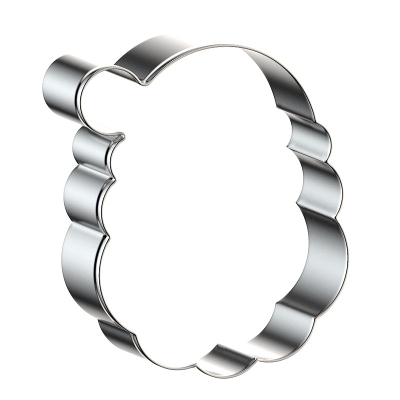 Santa Face/Head Cookie Cutter Set for Christmas Baking, 5/4/3/2 inch,