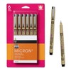 SAKURA Pigma Micron Fineliner Pens - Archival Black Ink Pens