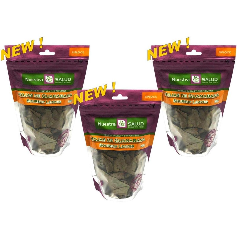 Soursop Leaves Hojas de Guanabana Herbal Tea Value Pack (105g)