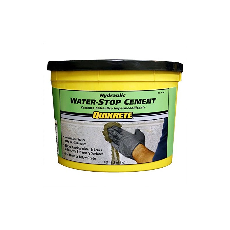 Quikrete Rapid Setting, Hydraulic Water Stop Cement, Sets in 3