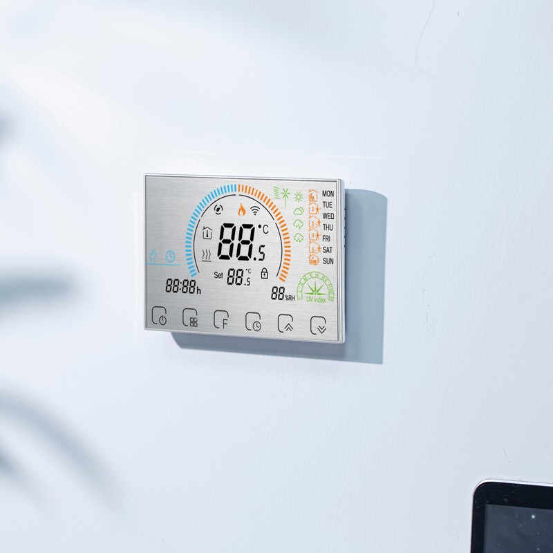 3A 95~240V Water Heating Energy Saving Smart Thermostat with Touchscreen