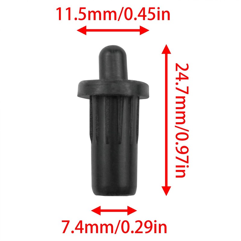Dsjnf Cabinet Door Repair Pins Damper Replacement Plastic Shutter Spring