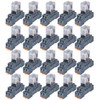 20PCS Electromagnetic Power Relay, 8-Pin 10 AMP 24V AC Relay