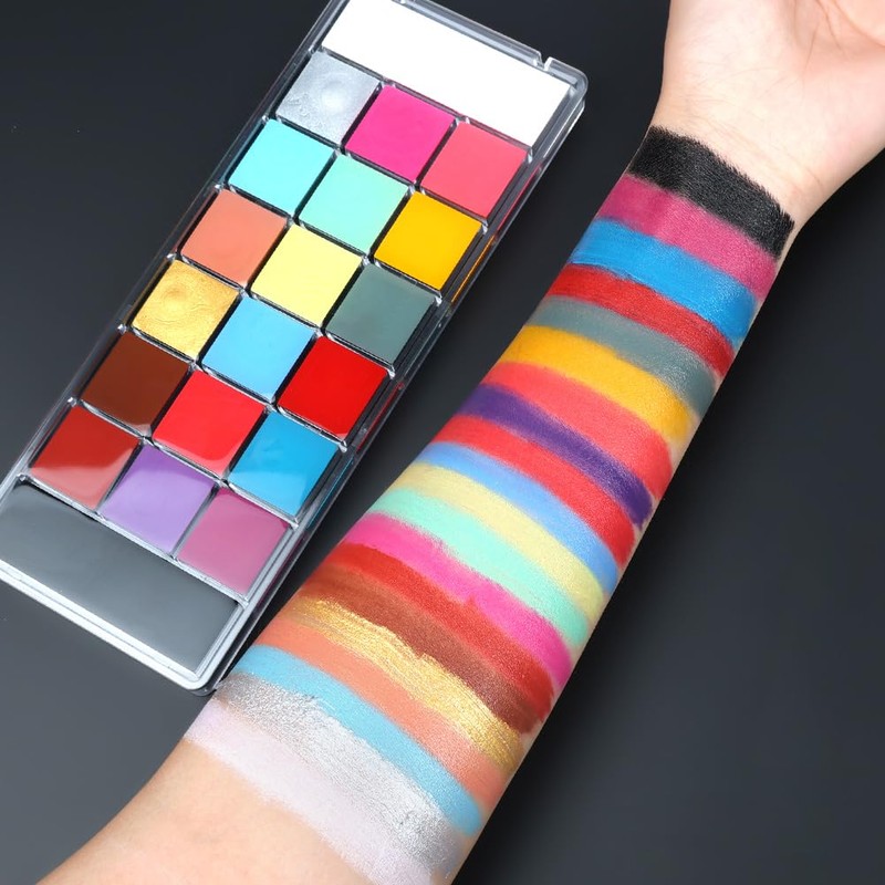 LOPHE Truccabimbi Kit, 20 Colori Truccabimbi Kit Anallergici Atossici, Trucca