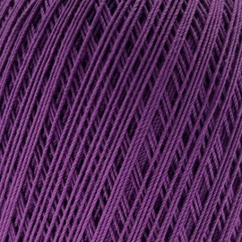 Sensy Crochet Thread Classic Size 10, 100% Mercerized Giza Cotton, 617 Yards, Gauge 0 Lace (Purple)