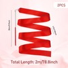 Abeillo 2pcs Rhythmic Dance Ribbons, 78.7 Inch Gymnastics Ribbon Dancer
