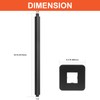 HarJue Ceiling Mounted Shower Arm, Rain Shower Square Extension Arm