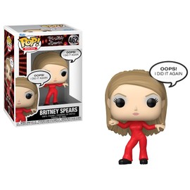 Funko Pop! Rocks #462 Britney Spears 'Oops I Did It Again' Vinyl Figure with Protective Case