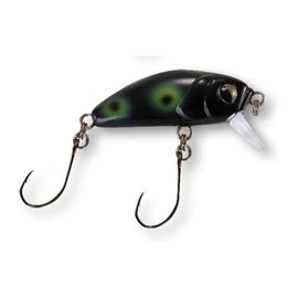 Paladin TF Wobbler Crazy Diver 3.5 cm 2.4 g Sinking Trout Wobbler Colour: Black/Green