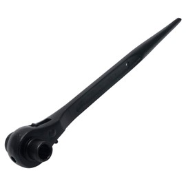 12 Point Ratchet Spanner, 12mm x 14mm Metric Combination Spanner Double Ended Socket Ratcheting Scaffold Wrench for Fitter, Mold Manufacturing (Black)