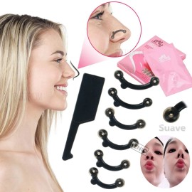 Respingador Nasal Corrector Nariz Pares Color Negro Talla Conjunto