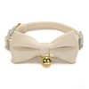 YUDOTE Cotton Breakaway Cat Collar with Bow Tie and Bell,