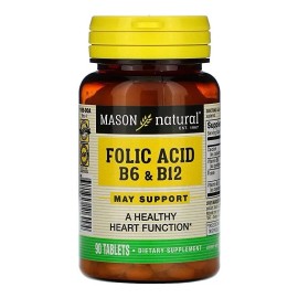 Acido Folico B12 Calcio Tabletas A48 Sabor