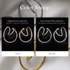 Cruyff Ear Cuffs, Ear Cuffs, Ear Cuffs, Earrings, Hypoallergenic, Large,
