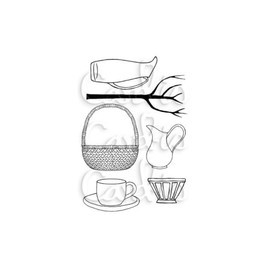 Card-io CDCCSTTOP-01 6 x 4-Inch Clear Topiary Stamp