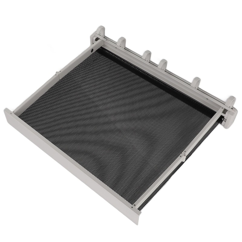 Retractable Clothes Drying Rack with Template Wall Mount Mesh Breathable