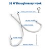 BLUEWING Stainless Steel SS O' Shaughnessy Hooks 10pcs Heavy Duty