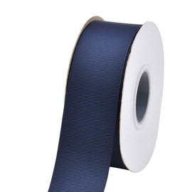 Ribest 1 1/2 inch Navy Blue Grosgrain Ribbon 25 Yards Per Roll for Crafts Bow Maker Wreaths Gift Wrapping Hair Accessories Wedding