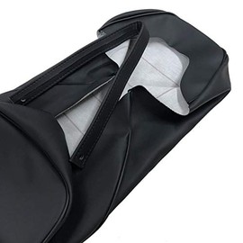 Honda CB400SF Version R/S (NC31) Special Design Seat Cover, Made in Japan (Thick Fabric), PVC Leather [Fabric Color: Black/With Tandem Belt/Piping Color: Front and Back, Black] Replacement Type