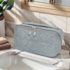 SAILYLENCEY]Travel Makeup Bag - PU leather Waterproof, Large capacityWith divider