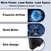 Vertical Window Exhaust Fan for Sliding Windows, Retractable Window Fan