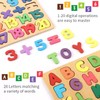 MisFun Pack of 2 Wooden Puzzles, Children's Wooden Grabbing Puzzle,