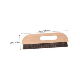 Mipcase Wallpaper Brush with Wooden Handle Durable Wallpaper Smoothing Tool Versatile Paste Brush for Decoration Cleaning and Graffiti