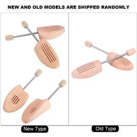 Hormas Moldeadoras de Zapatos para Hombre, Madera de Exportación, Estilismo de Zapatos de Madera, Duraciones de Zapatos, Ruedas Giratorias para árbol de Zapatos, 2 uds. (41 42)