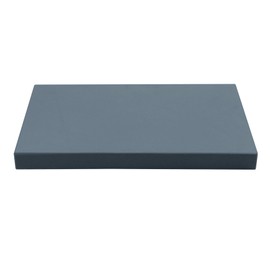 Yoga-Mad EVA Half Yoga Block | 305mm x 205mm x 25mm | Eco Friendly Yoga Block | High Density EVA Non Slip Block for Yoga, Pilates and Home Workouts | Provides Support for Various Yoga Poses (Grey EVA)