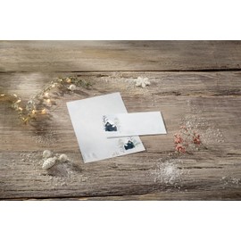 SIGEL DP601 Letter Paper Christmas "Cozy Christmas Watercolor", A4, 25 Sheets, Christmas Letter Paper Made from Sustainable Paper