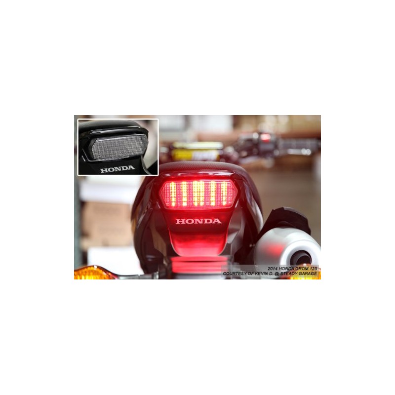 Integrated Sequential LED Tail Lights Smoke Lens for 2014-2020 Honda