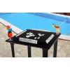 Bene Casa waterproof plastic game table w/ tile rack, removable