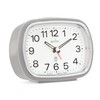 Acctim Camille Analogue Alarm Clock Quartz Luminous Hands Chrome Bezel