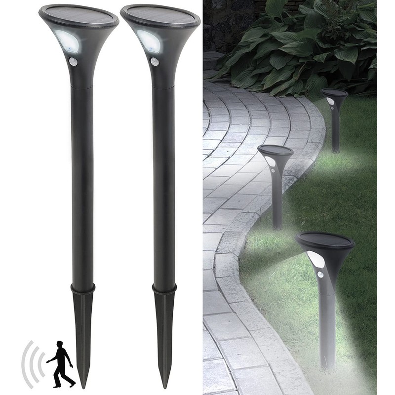 Lunartec Lanterns Motion Sensor: Set of 2 Design Solar Path