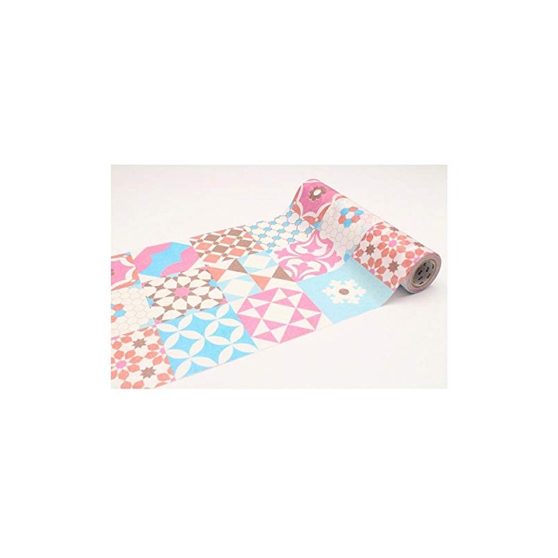 MT Casa Fleece Tile Pattern on the wall peel and