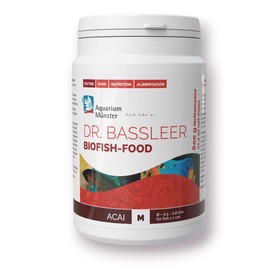 Bassleer Biofish Food ACAI – Medium Granules (600 g) | Premium Aquarium Fish Food with Acai Superfruit, Omega-3 & Antioxidants | Scientifically Balanced Nutrition for Color, Vitality & Health