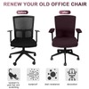 Tallew 4 Pcs Office Chair Covers Set Computer Universal Protective