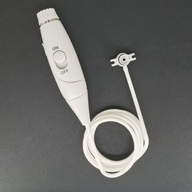 Meijunter Water Flosser Plastic Handle, Water Hose Replacement Hose Oral Hygiene Accessories Compatible with Waterpik Oral Irrigator WP-100/WP-120/WP-130/WP-660/WP-900, Slide Switch