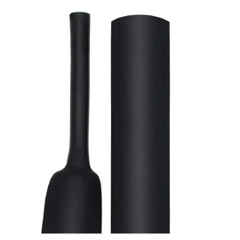 Purple-fox 3:1 Heat Shrink Tubing Adhesive-Lined Heat Shrinkable Tube Waterproof Insulation Sealing DIY Black (Dia 1/8"(3.2mm))