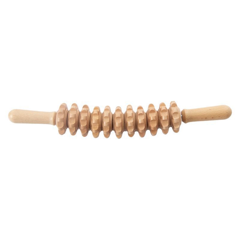 Wooden Massage Roller Massage Rod Massage Stick Body Roller with