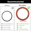 REJOECE Pack of 30 Gaskets, O-Ring Maintenance Kit, Maintenance Kit,
